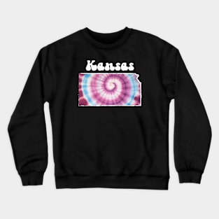 Kansas Tie Dye Crewneck Sweatshirt